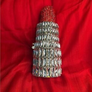Red and gold Lipstick Clutch/bag